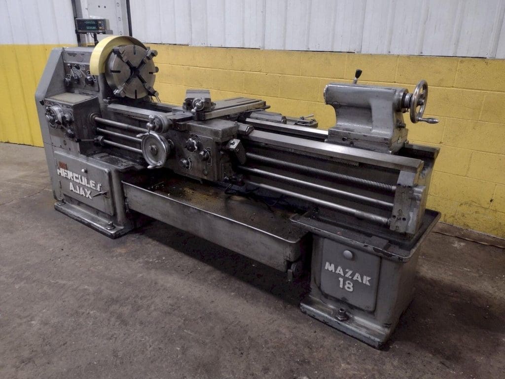 Used Hercules AJAX Mazak 18 Engine Lathe For Sale