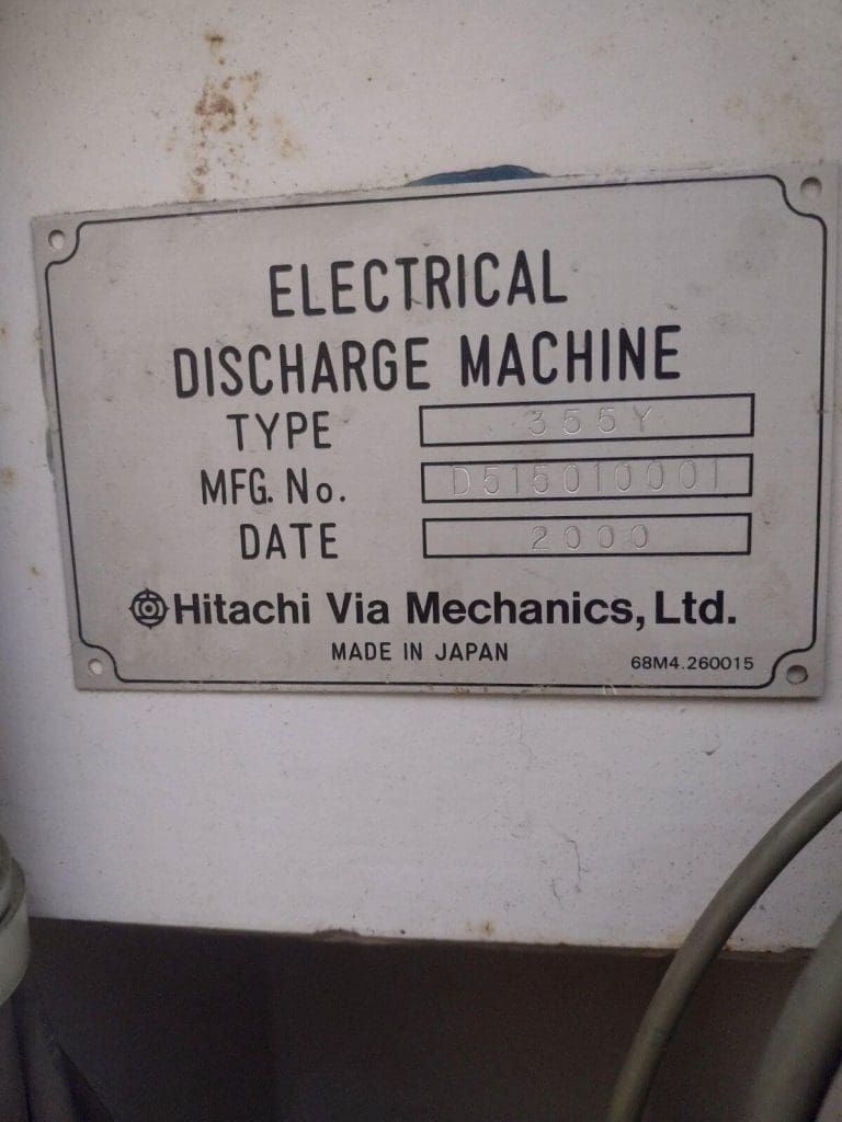 Used Hitachi 355Y CNC EDM Wire For Sale