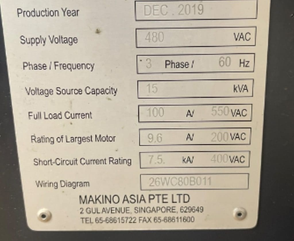 Used Makino U6 H.E.A.T. EDM Wire For Sale
