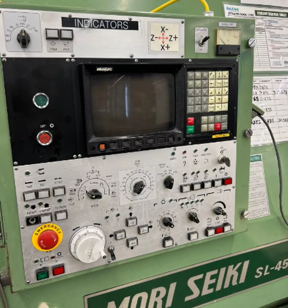 1989 Mori Seiki SL-45A/1500 CNC Lathe, photo 6 of 8
