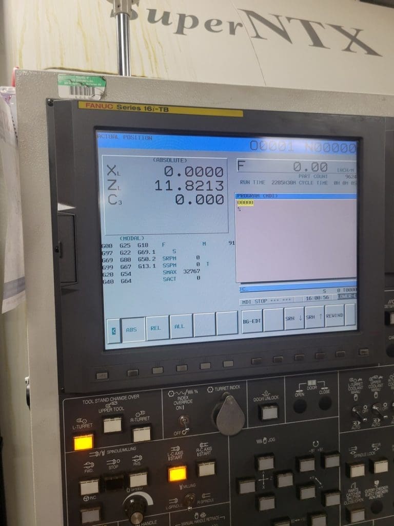 Used Nakamura-Tome Super NTX CNC Lathe For Sale