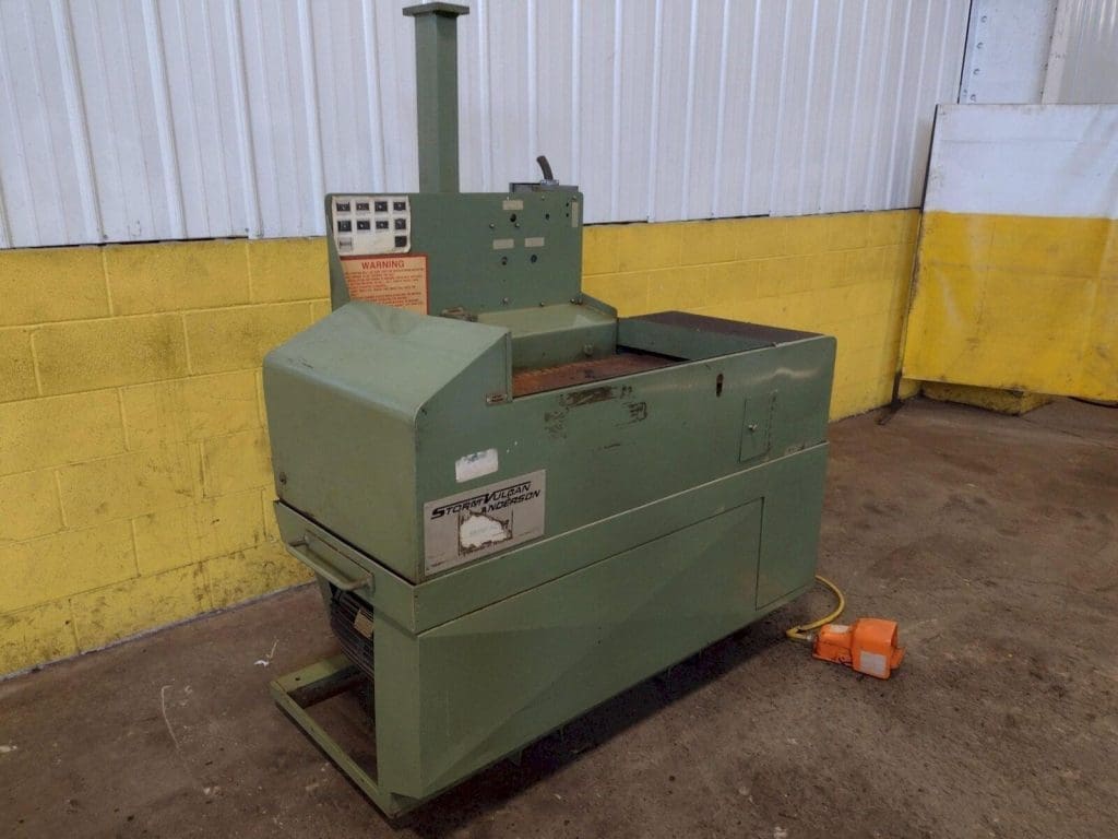 Used Storm Vulcan 1000A Surface Belt Sander For Sale
