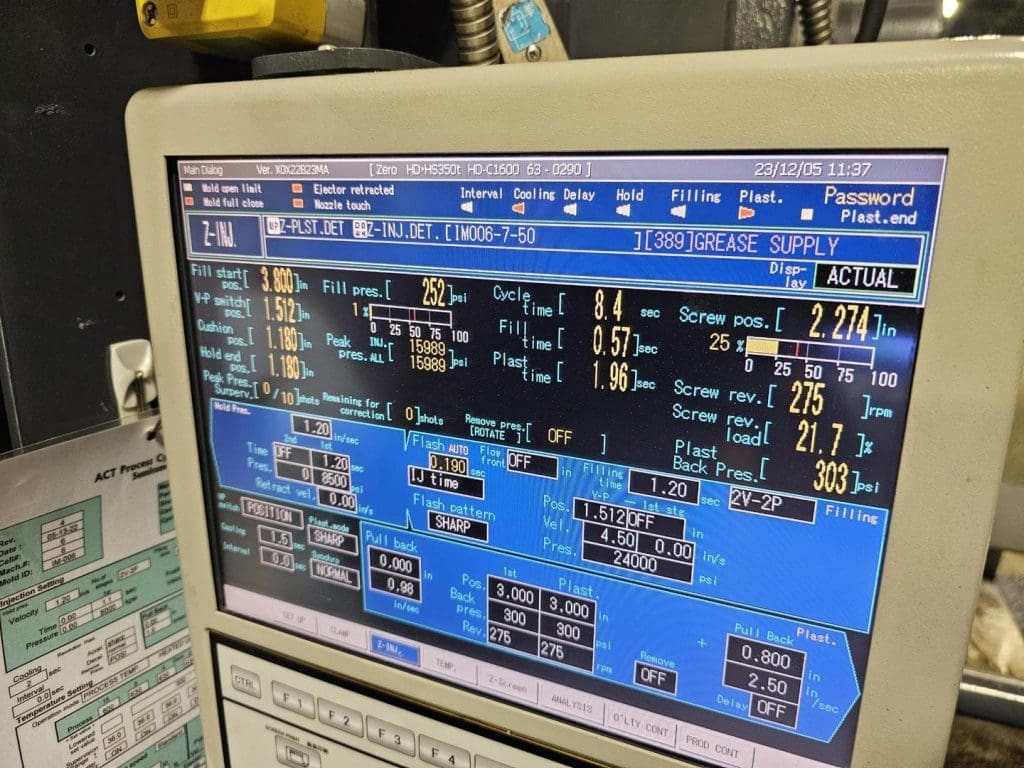 Used Sumitomo SE350HDZ-C1600 Injection Molding Machine For Sale