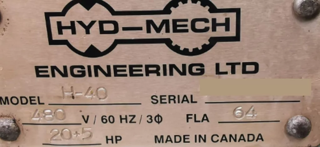 1998 Hydmech H-40 Saw, photo 7 of 7