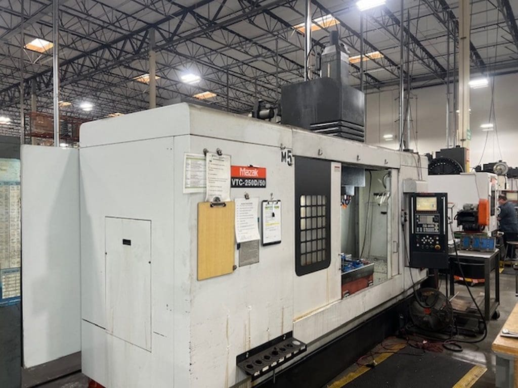 Used Mazak VTC-250D/50 CNC Vertical Machining Center For Sale