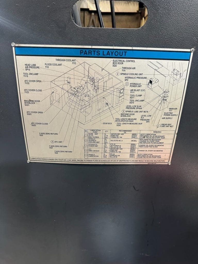 Used Mazak VTC-250D/50 CNC Vertical Machining Center For Sale
