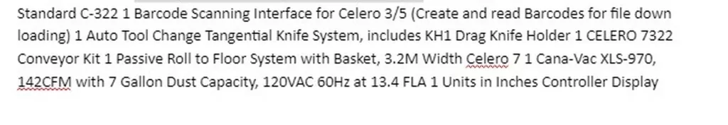 2020 Multicam Celero 7 CNC Router, photo 16 of 16