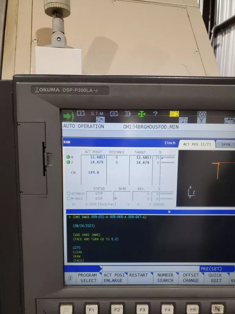 Used Okuma Genos L200E-M-e CNC Lathe For Sale