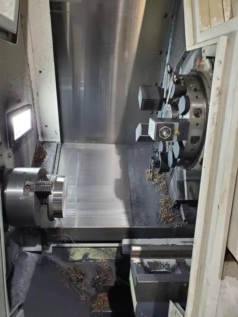 Used Okuma Genos L200E-M-e CNC Lathe For Sale