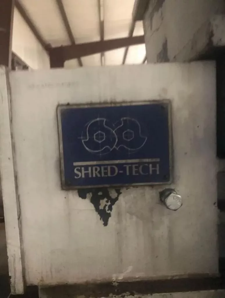 Used Shred-Tech ST-50 Shredder For Sale