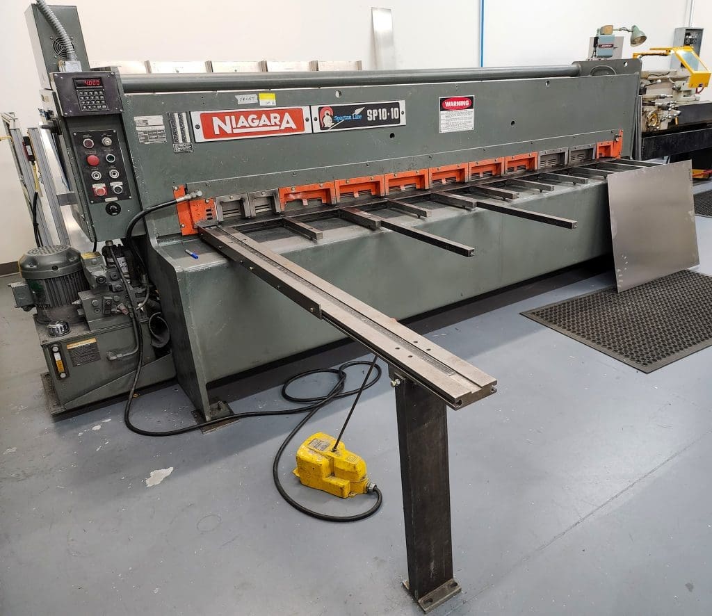 Used Niagara SP 10-10 Shear For Sale
