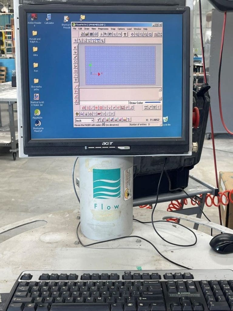 Used Flow IFB 6012 CNC Waterjet For Sale