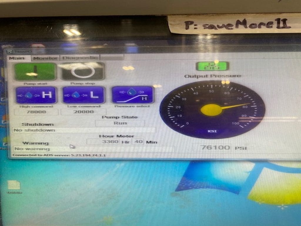 Used Flow Mach 3 4020b CNC Waterjet For Sale