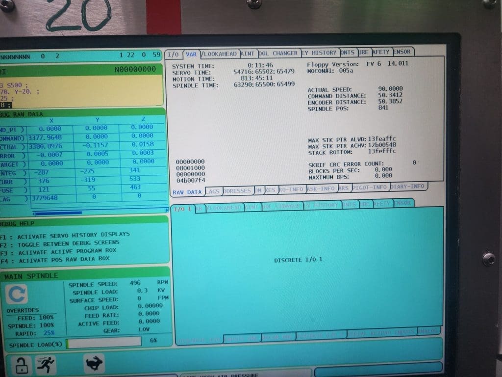 Used Haas VF-12 CNC Vertical Machining Center For Sale