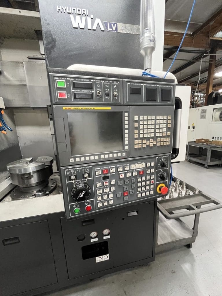 Used Hyundai Wia LV450R - CNC Vertical Turret Lathe For Sale