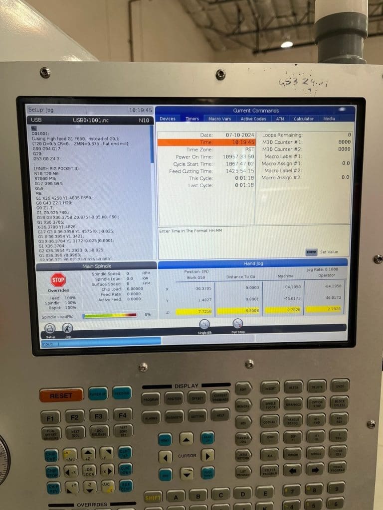 Used 2018 Haas GR-510 CNC Router For Sale