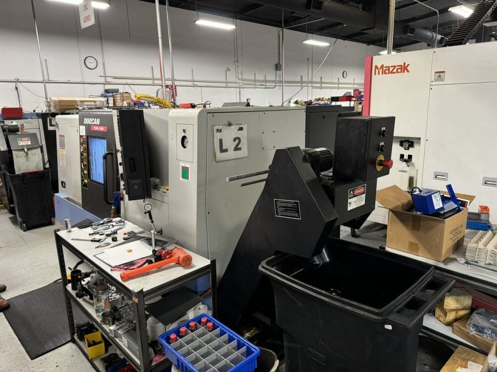 Used Doosan Puma 240MB CNC Lathe For Sale