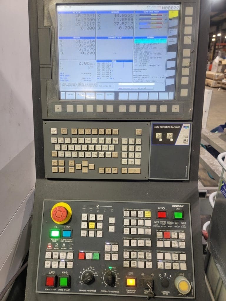 Used Doosan VCF-850LSR CNC Vertical Machining Center For Sale