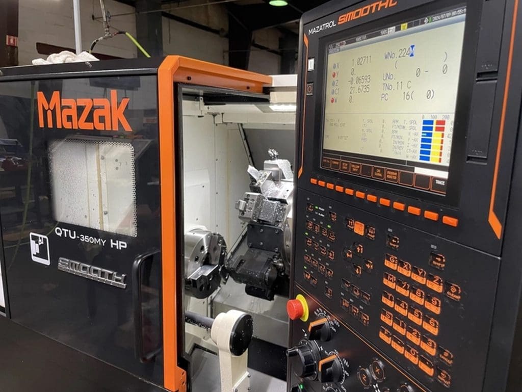 Used Mazak QTU-350MY CNC Lathe For Sale