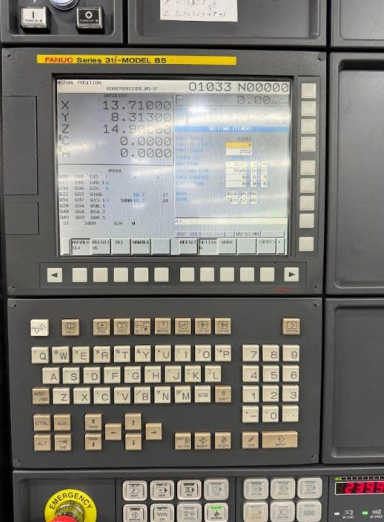 Used YCM NFX380A CNC Vertical Machining Center For Sale
