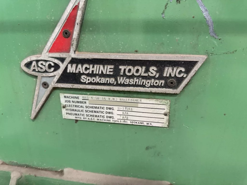 ASC CAS-4-50-16 Uncoiler, photo 13 of 13