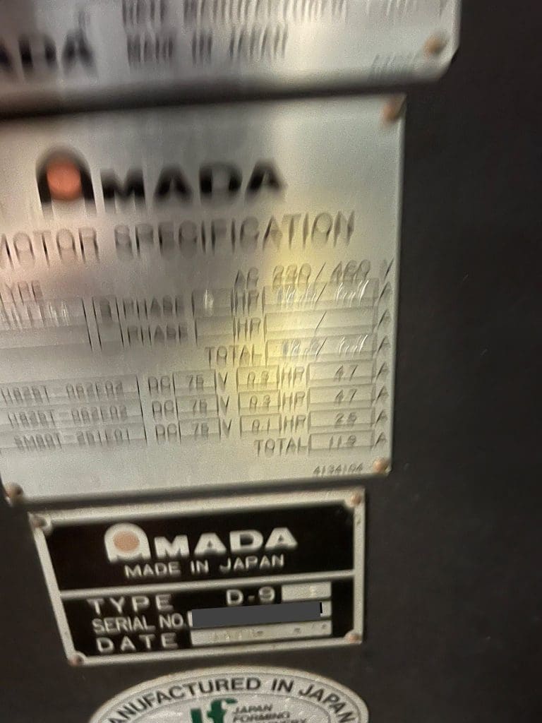 Used Amada RG-50 Press Brake For Sale