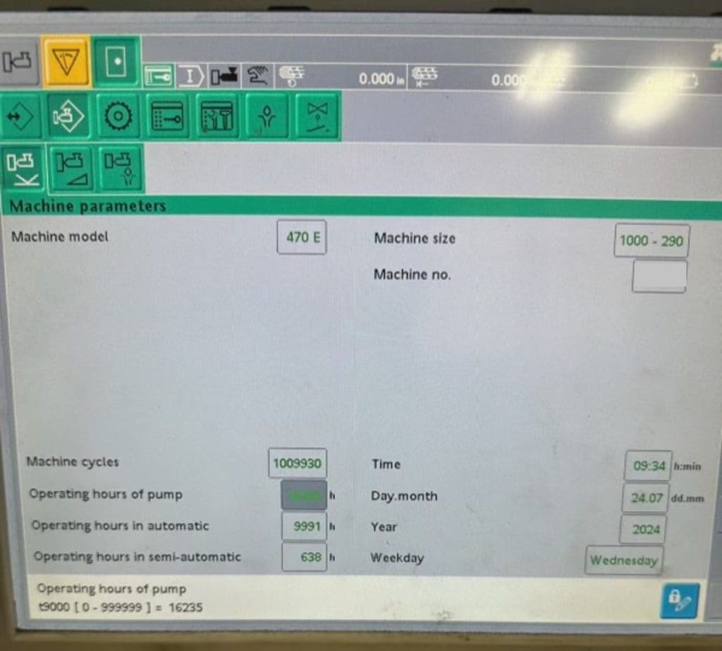 Used Arburg 470E 1000-290 Injection Molding Machine For Sale