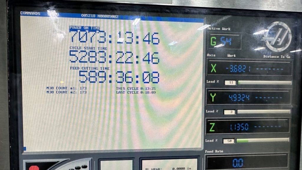 Used Haas VF-4 CNC Vertical Machining Center For Sale