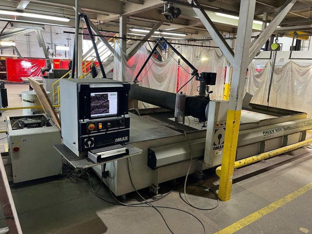 Used Omax 80X CNC Waterjet For Sale