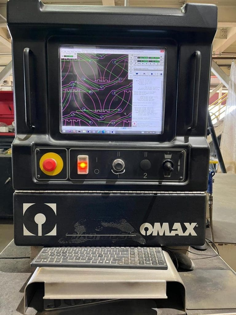 Used Omax 80X CNC Waterjet For Sale