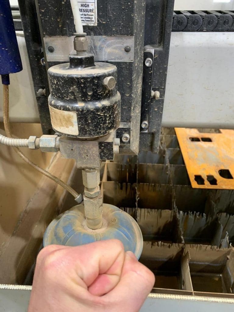 Used Wardjet A-1212 CNC Waterjet For Sale
