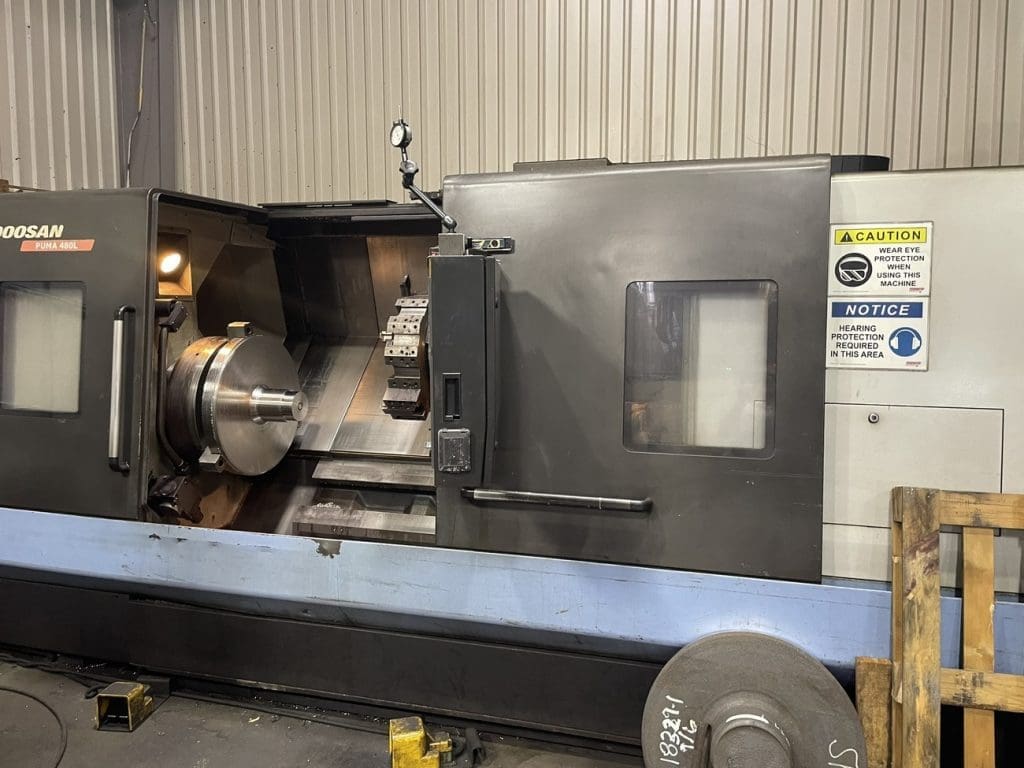Used Doosan Puma 480L CNC Lathe For Sale