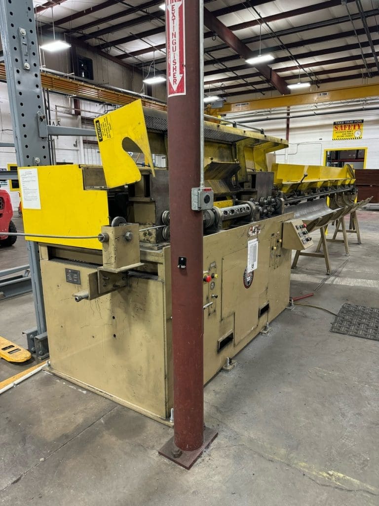 Used Lewis 4SV8-AC Wire Straightening and Cutting Machine For Sale