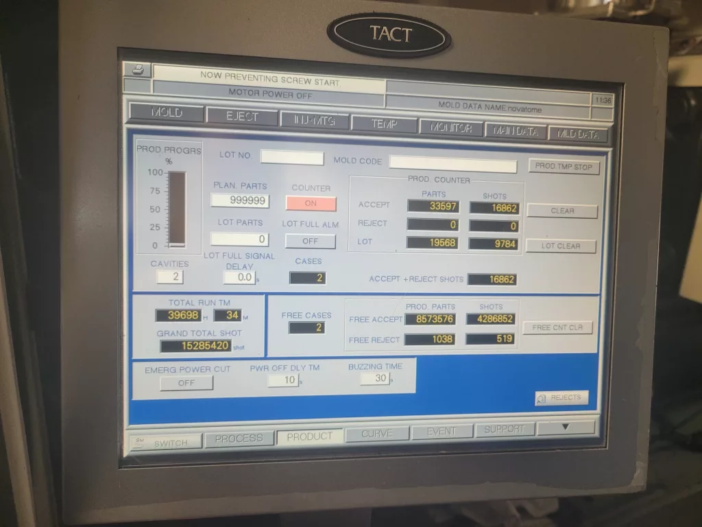 Used Nissei NEX110-9E Injection Molding Machine for Sale