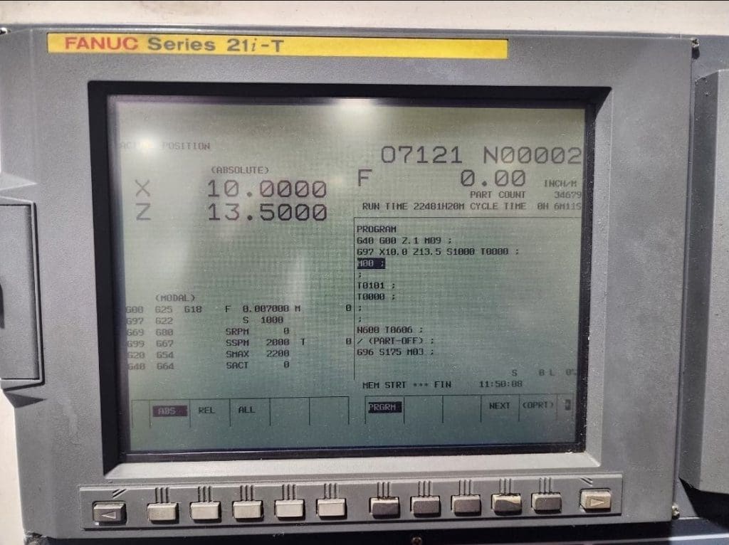 Used Daewoo Puma 300C CNC Lathe For Sale