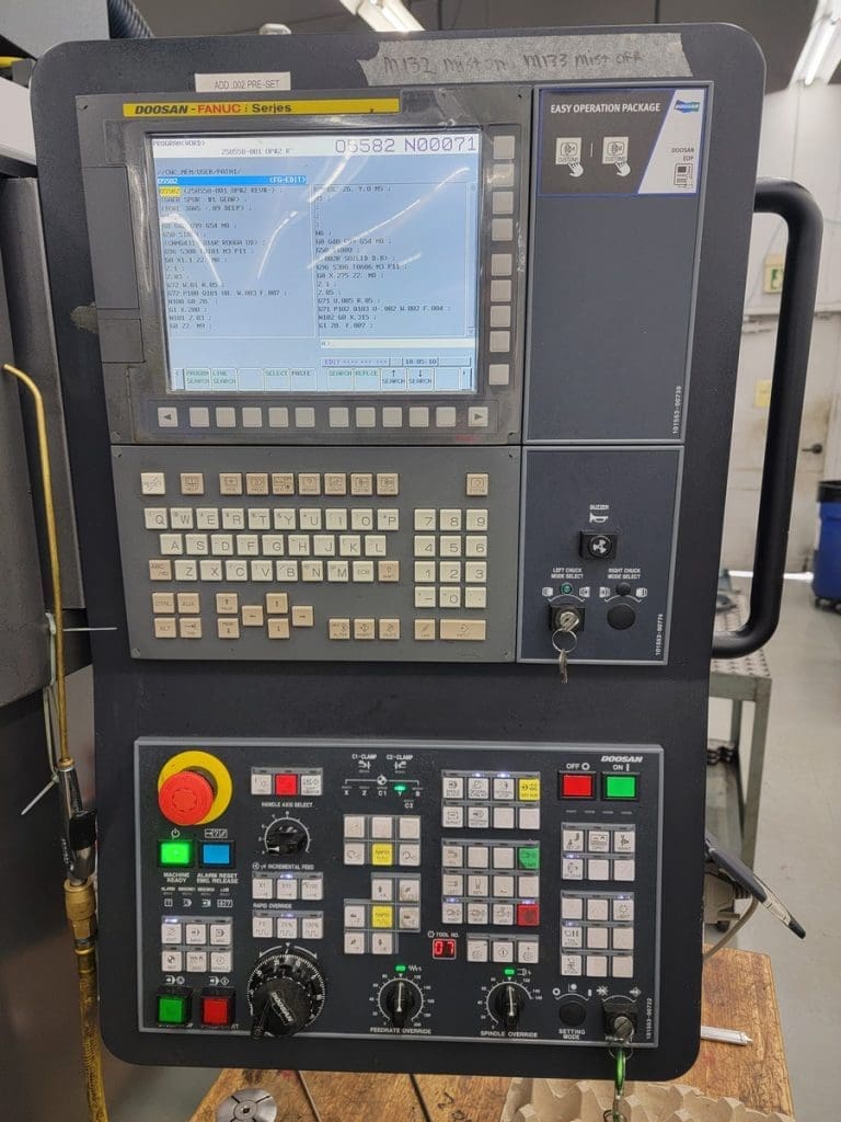 Used Doosan Puma 2100Y CNC Lathe For Sale