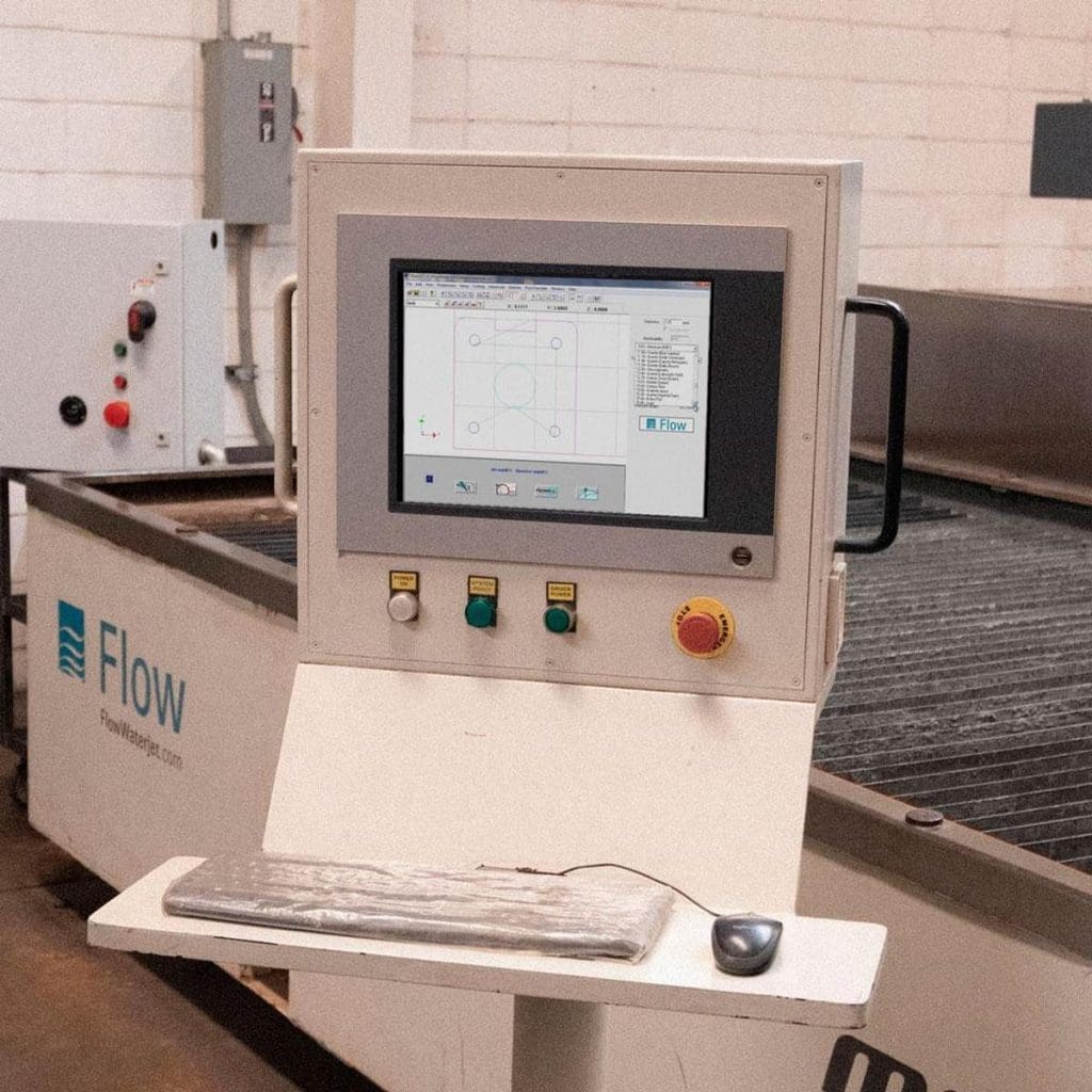 Used Flow Mach 100 3120 CNC Waterjet For Sale