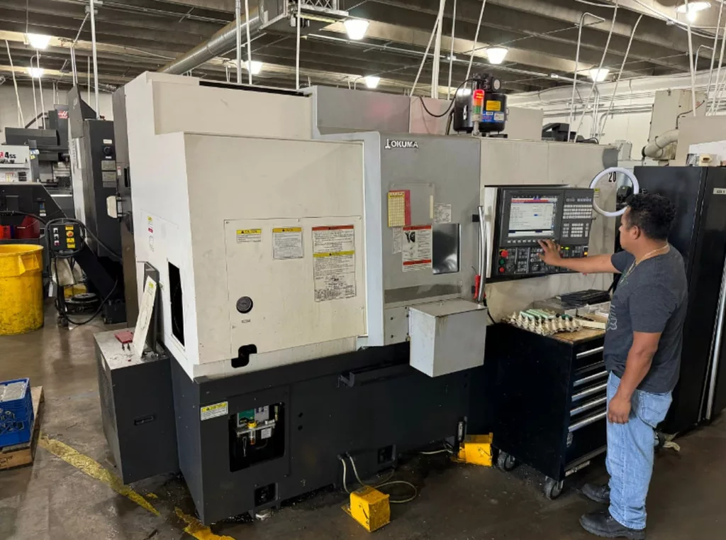 Used Okuma Genos L300-MYW-e CNC Lathe For Sale