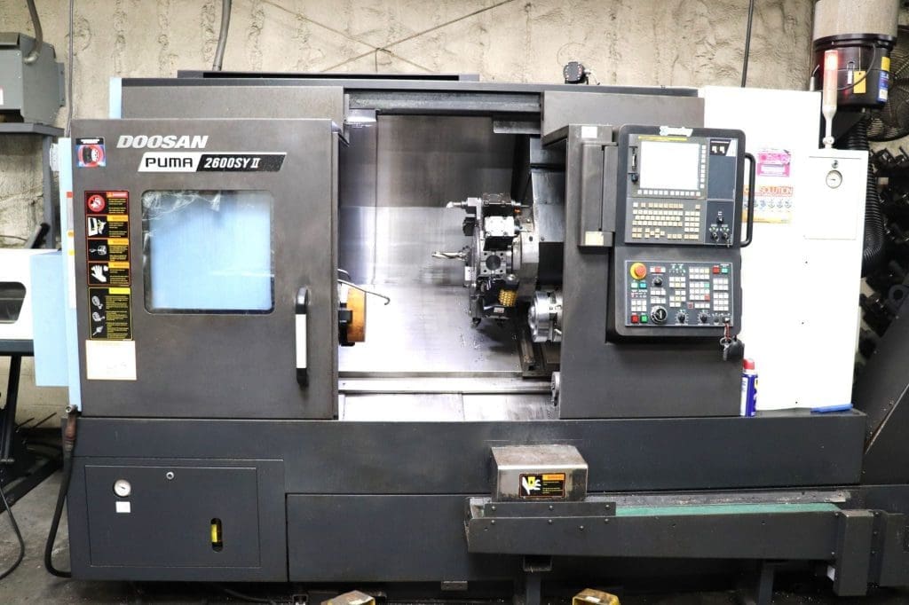 Used Doosan Puma 2600SY CNC Lathe For Sale