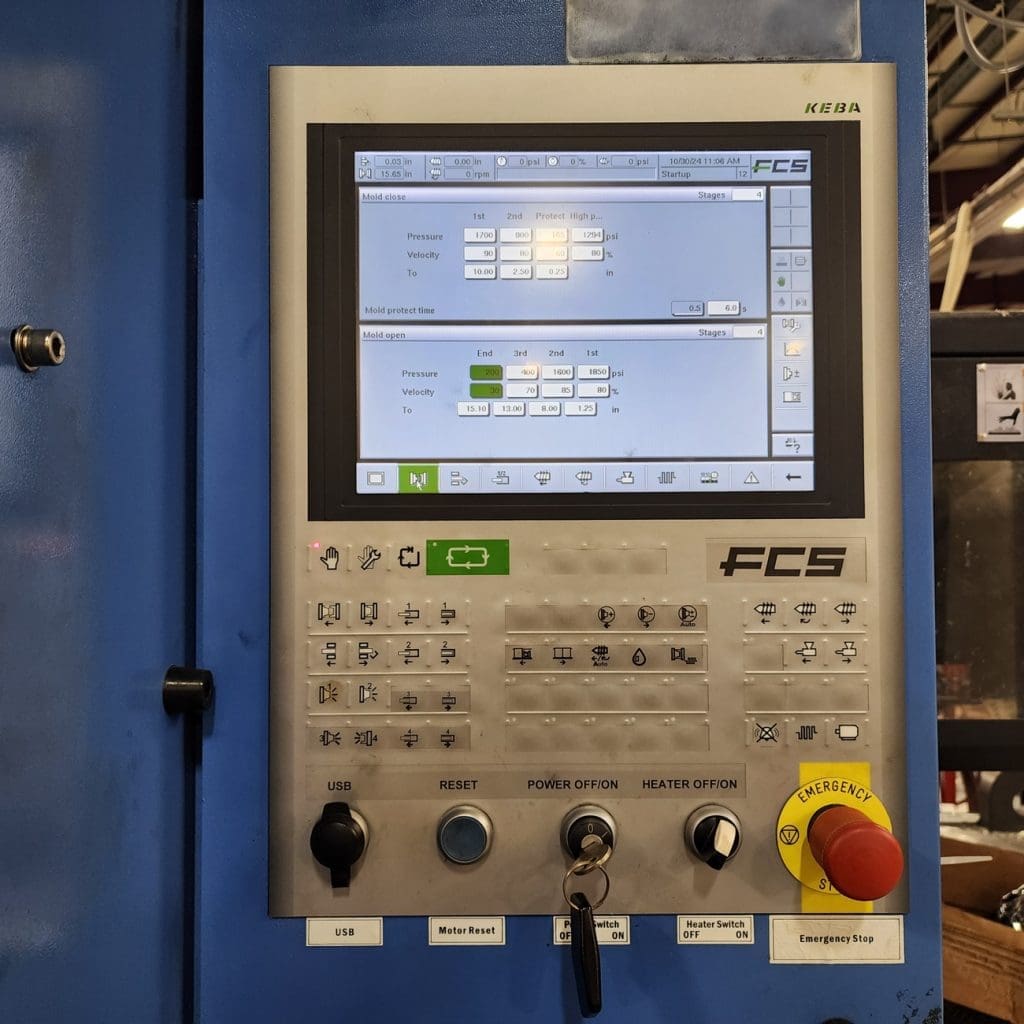 Used FCS HA-580SV Injection Molding Machine For Sale