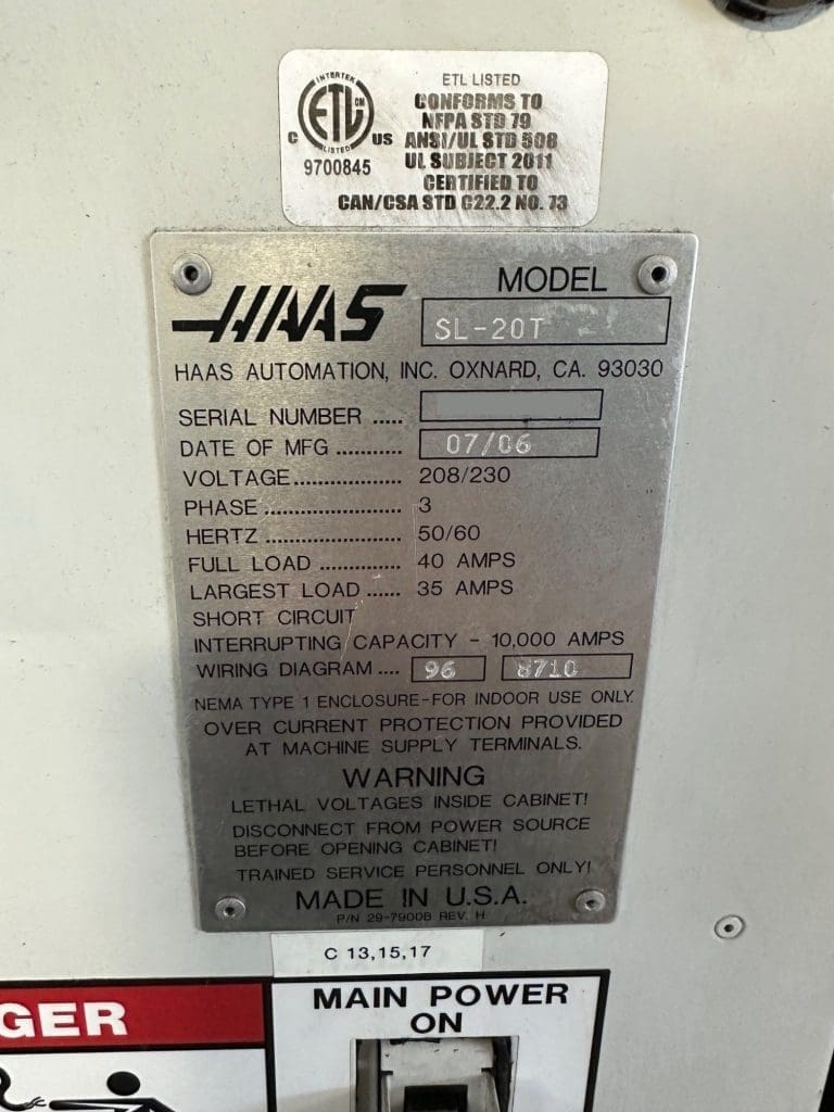2006 Haas SL-20T – photo 15 of 15