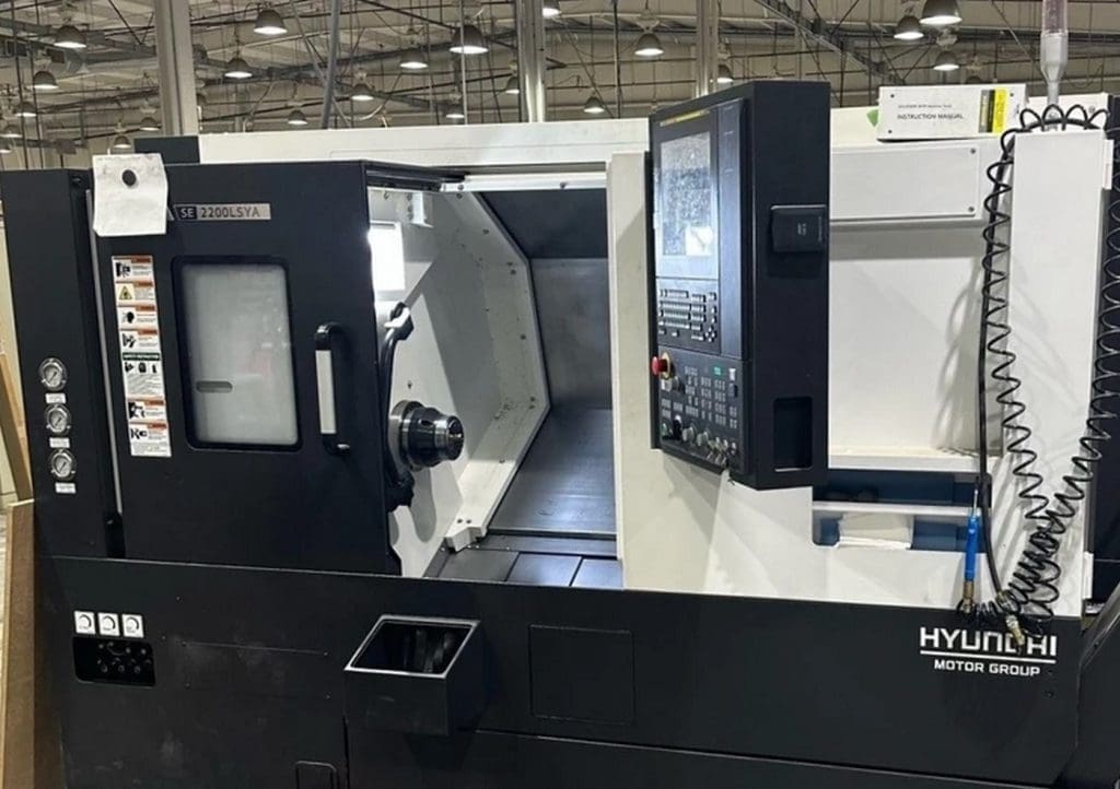 Used Hyundai Wia SE2200LSYA CNC Lathe For Sale