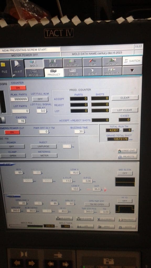Used Nissei NEX360III-100LE Injection Molding Machine For Sale
