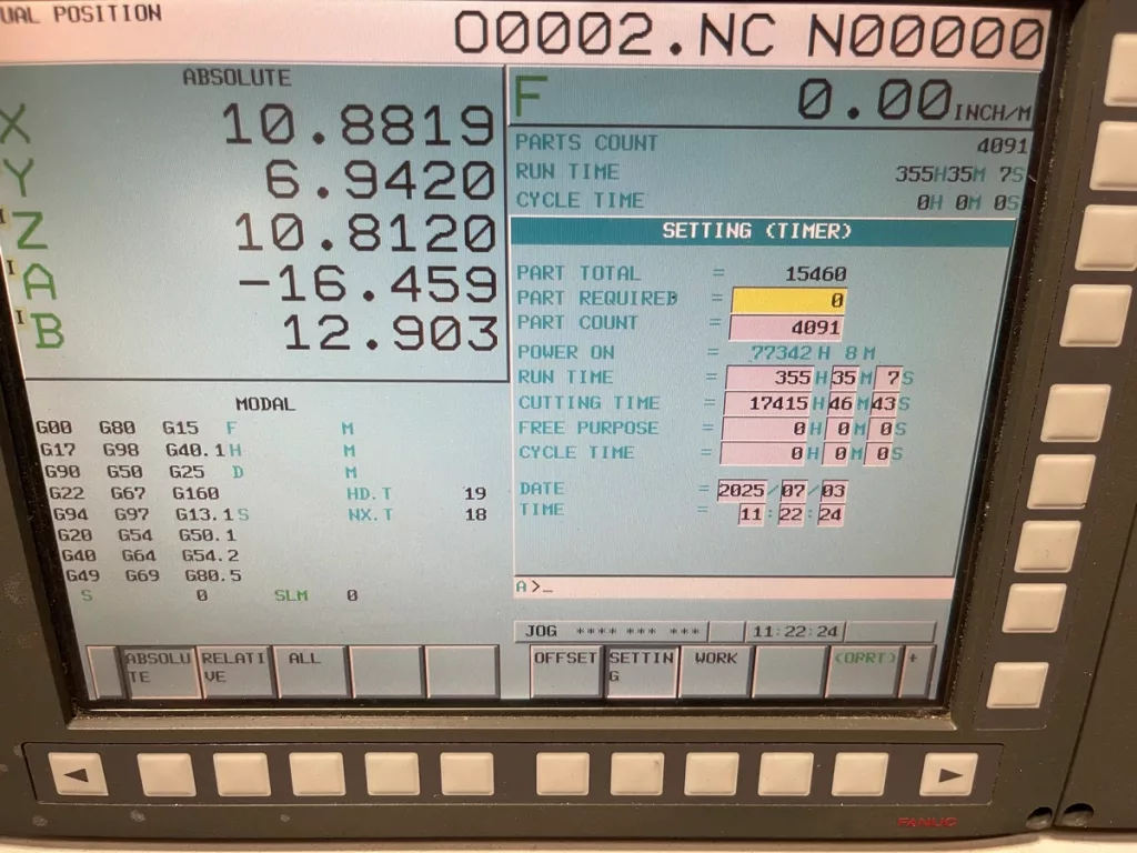 Used Okuma Millac 853PF-5X - CNC Vertical Machining Center - 8076223