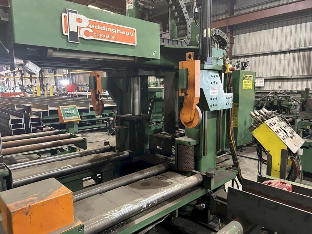 Used Peddinghaus ABCM-1250-3D Beam Coping Machine For Sale