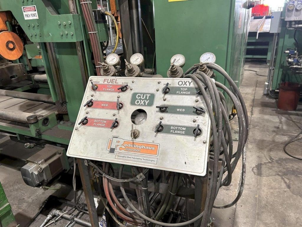 Used Peddinghaus ABCM-1250-3D Beam Coping Machine For Sale