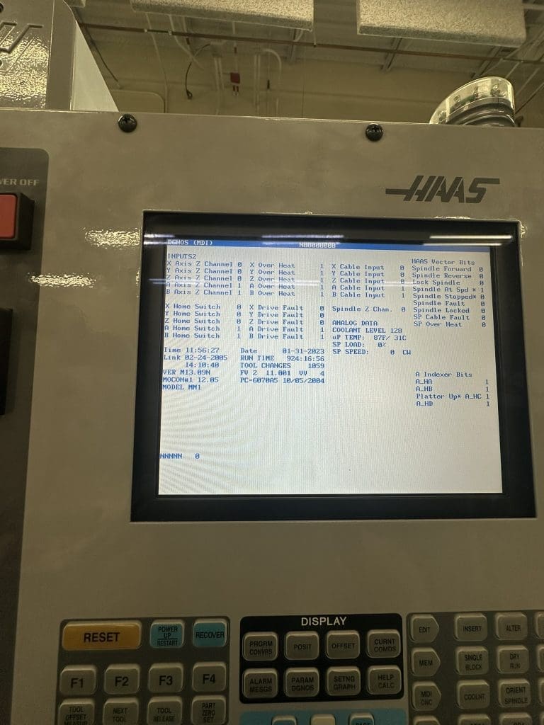 Used Haas Mini Mill CNC Vertical Machining Center For Sale