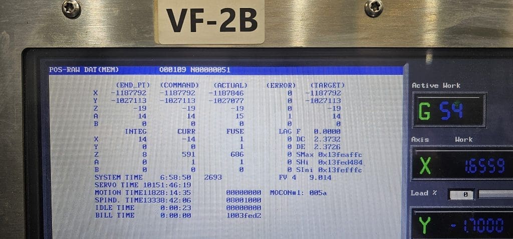 Used Haas VF-2D CNC Vertical Machining Center For Sale