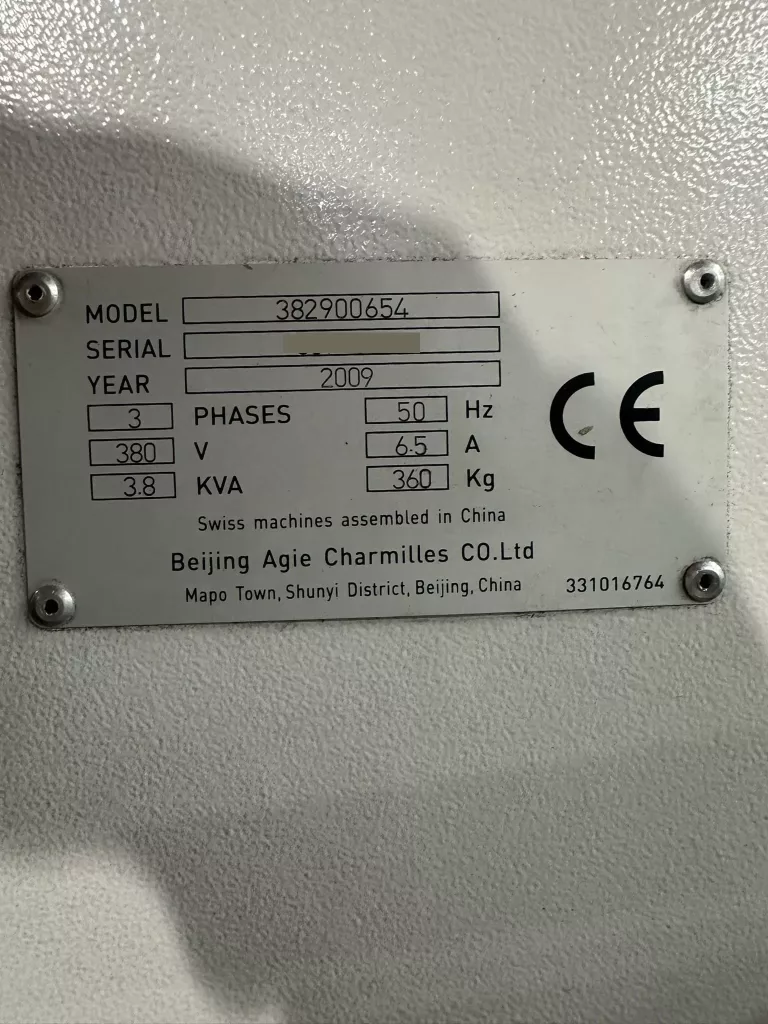 2009 AgieCharmilles Form 20 EDM Machine, photo 2 of 7