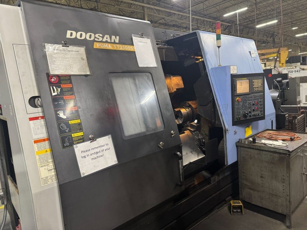 Used Doosan Puma TT2500SY CNC Lathe For Sale